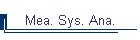 Mea. Sys. Ana.