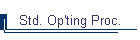 Std. Op'ting Proc.